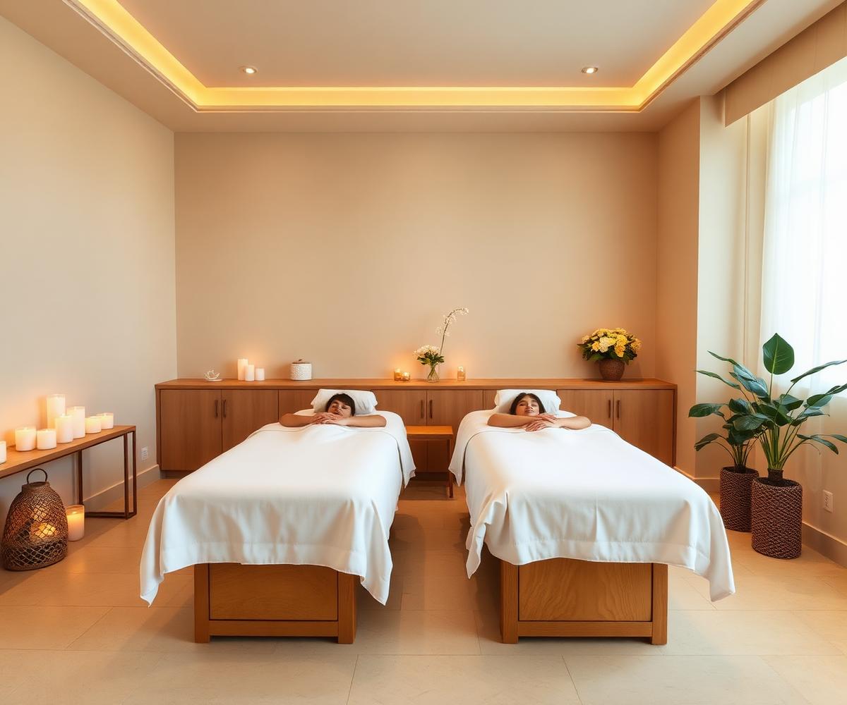 Couples massage room